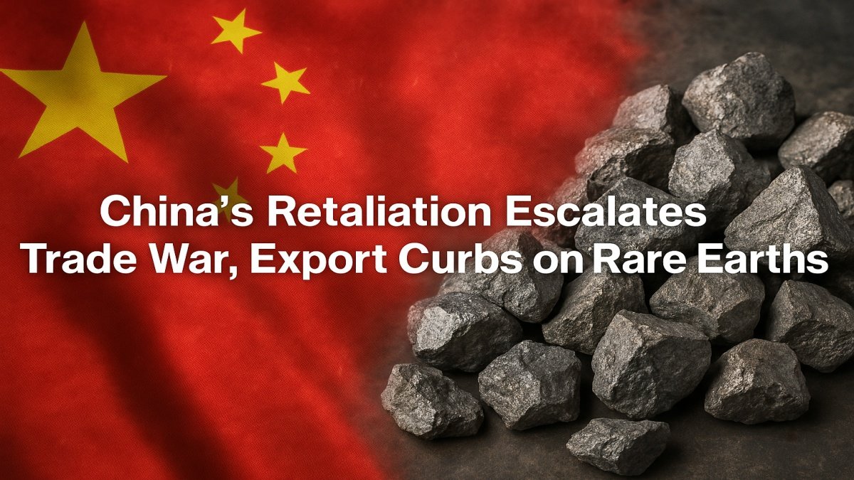 China’s Retaliation Escalates Trade War,Export Curbs on Rare Earths