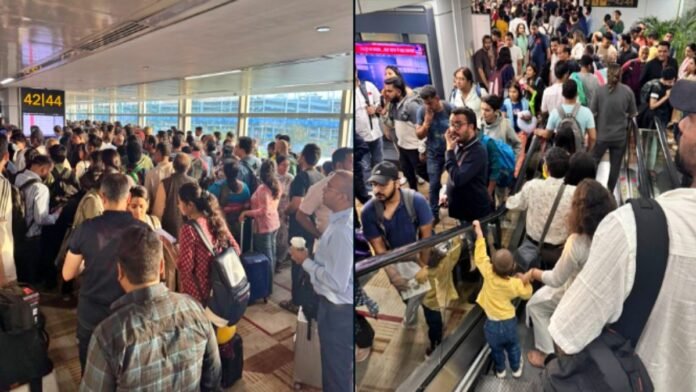 Dust Storm Chaos at Delhi Airport Dust Storm Chaos at Delhi Airport