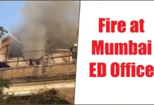 Fire at Mumbai ED Office