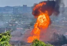 Gas Pipeline Explosion Near Kuala Lumpur