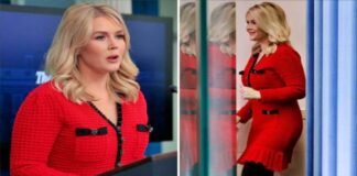 Karoline Leavitt’s Made in China Dress