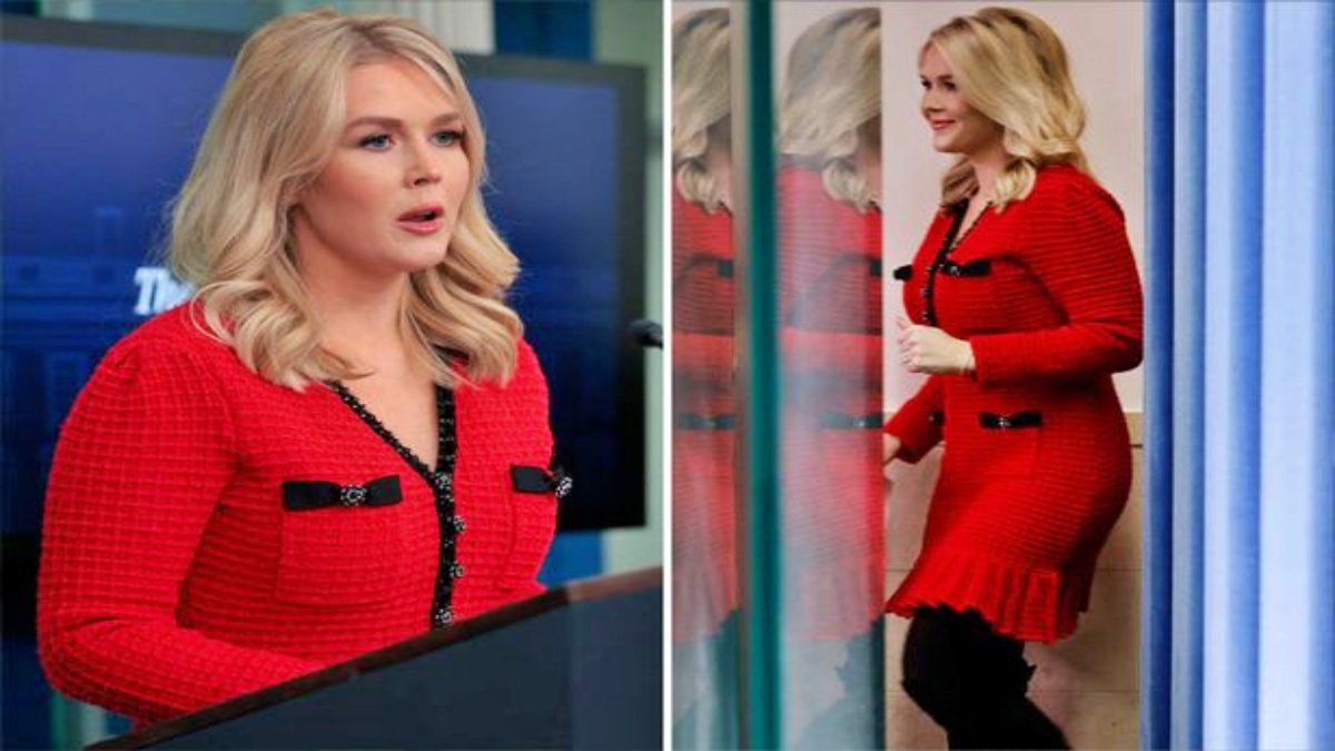 Karoline Leavitt’s ‘Made in China’ Dress Sparks US-China Trade War Fashion Feud
