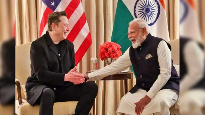 Modi musk meeting Modi musk meeting