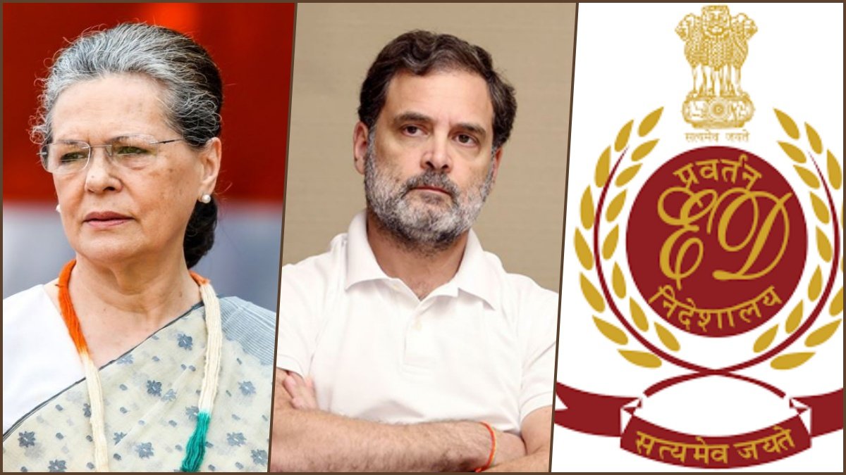 ED Chargesheets Sonia, Rahul Gandhi in ₹2,000 Crore National Herald Money Laundering Case