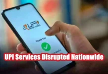 UPI Services Disrupted Nationwide