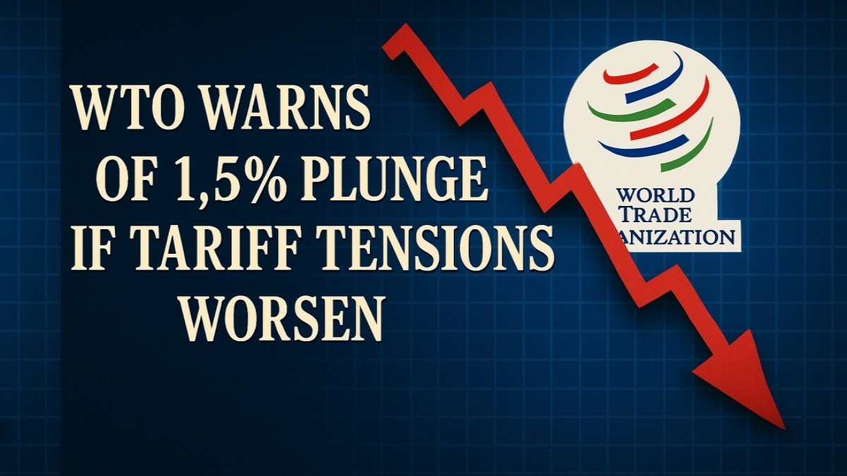 Global Trade Set to Shrink in 2025: WTO Warns of 1.5% Plunge if Tariff Tensions Worsen