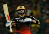 Virat Kohli Hits Historic Milestone: First Player to Smash 1,000 Boundaries in IPL virat kohli new