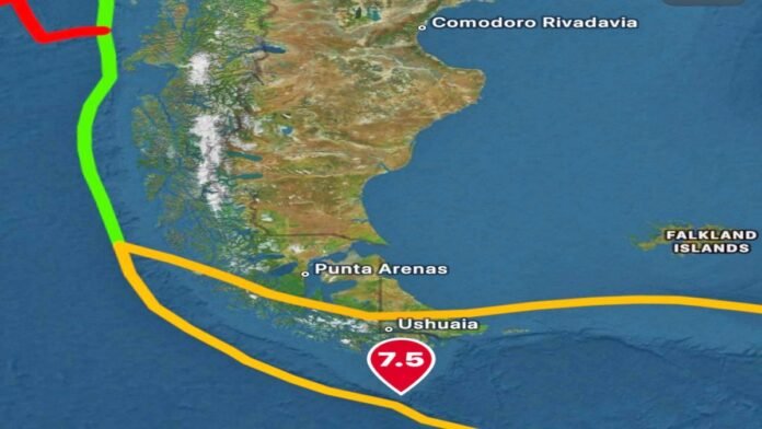 7.4 Quake in Southern Chile and Argentina 7.4 Quake in Southern Chile and Argentina