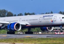 Aeroflot Bangkok-Moscow Flight