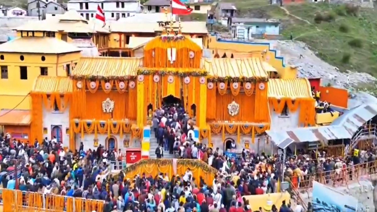 Badrinath Doors Open with Floral Splendor, Security Tightened for Pilgrims