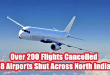 Over 200 Flights Cancelled, 18 Airports Shut Across North India Flights