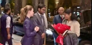 Indian deligation in moscow