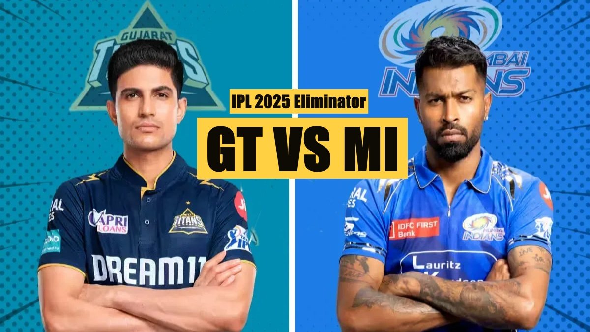 IPL 2025 Eliminator: Gujarat Titans Hold Edge Over Mumbai Indians in High-Stakes Knockout