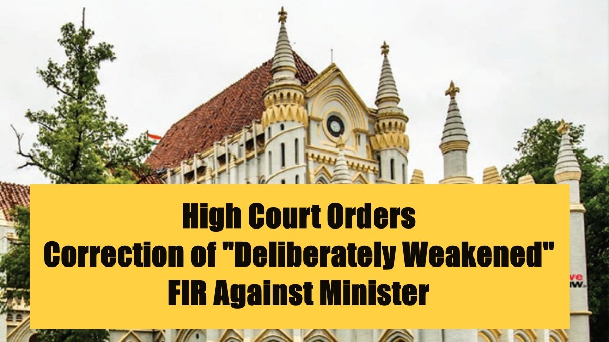 High Court Orders Correction of “Deliberately Weakened” FIR Against Minister in Colonel Qureshi Case