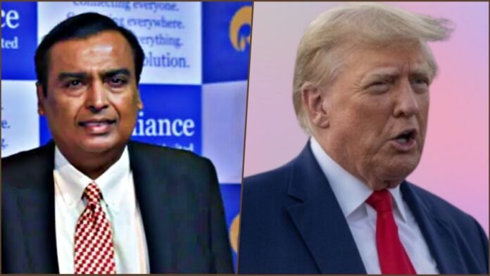 Mukesh Ambani-trump Mukesh Ambani-trump