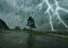 Thunderstorms and rains