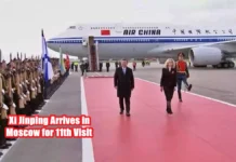 Xi Jinping Arrives in Moscow for 11th Visit, To Meet Putin and Attend Russia’s Victory Day Parade Xi Jinping Arrives in Moscow for 11th Visit