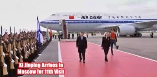 Xi Jinping Arrives in Moscow for 11th Visit
