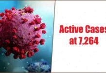 Active Cases at 7264