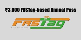 ₹3,000 FASTag-based Annual Pass