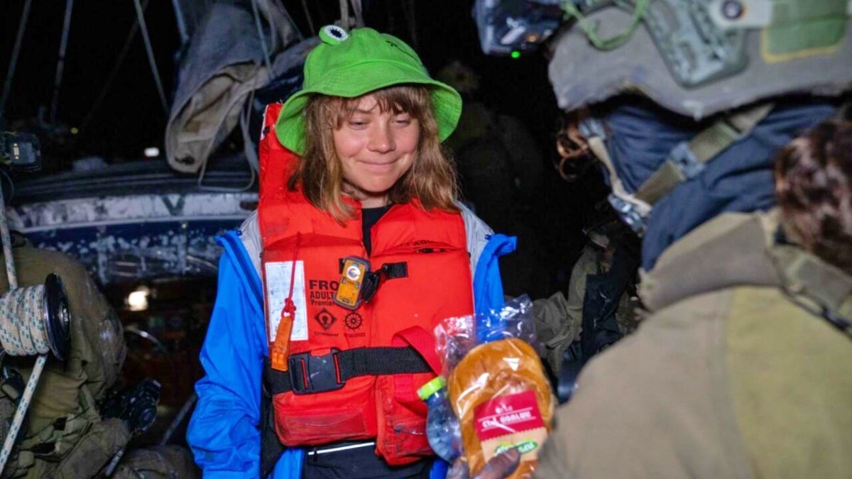 Greta Thunberg Detained by Israeli Forces While Delivering Aid to Gaza