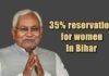 35% reservation for women
