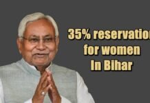 35% reservation for women