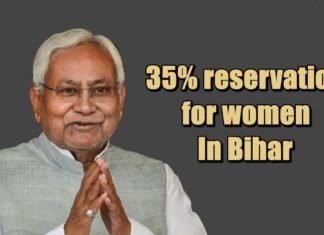 35% reservation for women