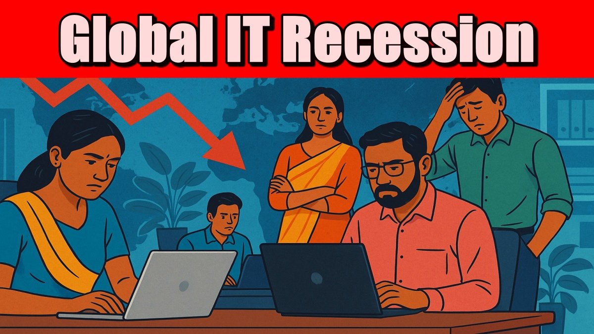 Global IT Recession: 25K Intel Layoffs, 12K TCS Cuts, Indian Youth Face Job Crunch