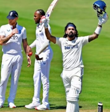 KL Rahulat lords