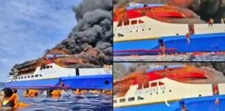North Sulawesi Boat Fire