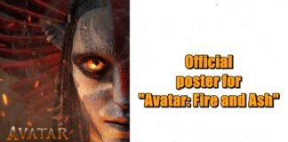 Official poster for "Avatar: Fire and Ash" released James Cameron Unveils New Villain Varang