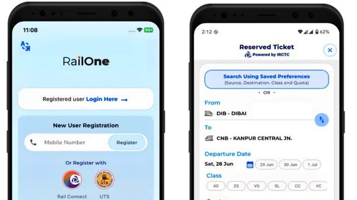 RailOne Super App