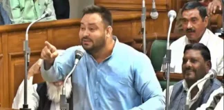 Tejashwi in Assembaly