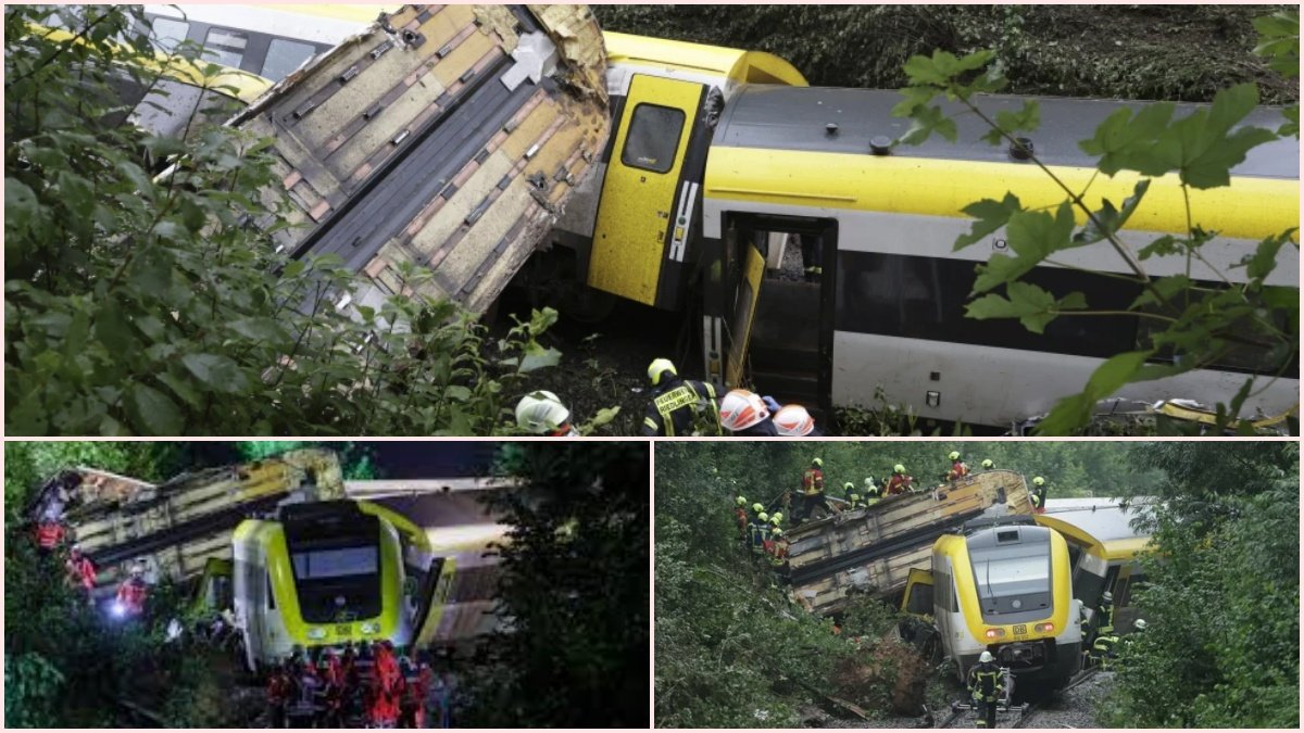 Deadly Train Derailment in Germany: 3 Killed, 50 Injured After Storm Sparks Landslide