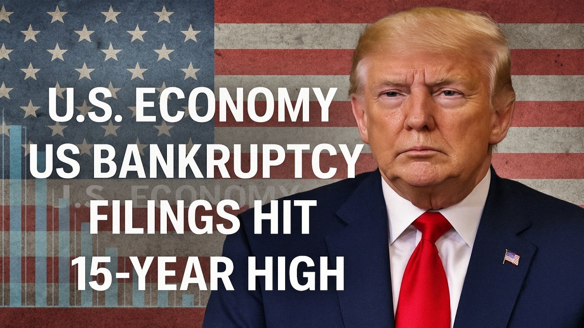 US Bankruptcy Filings Hit 15-Year High: Tariffs, Debt Crisis, and Economic Slowdown in 2025