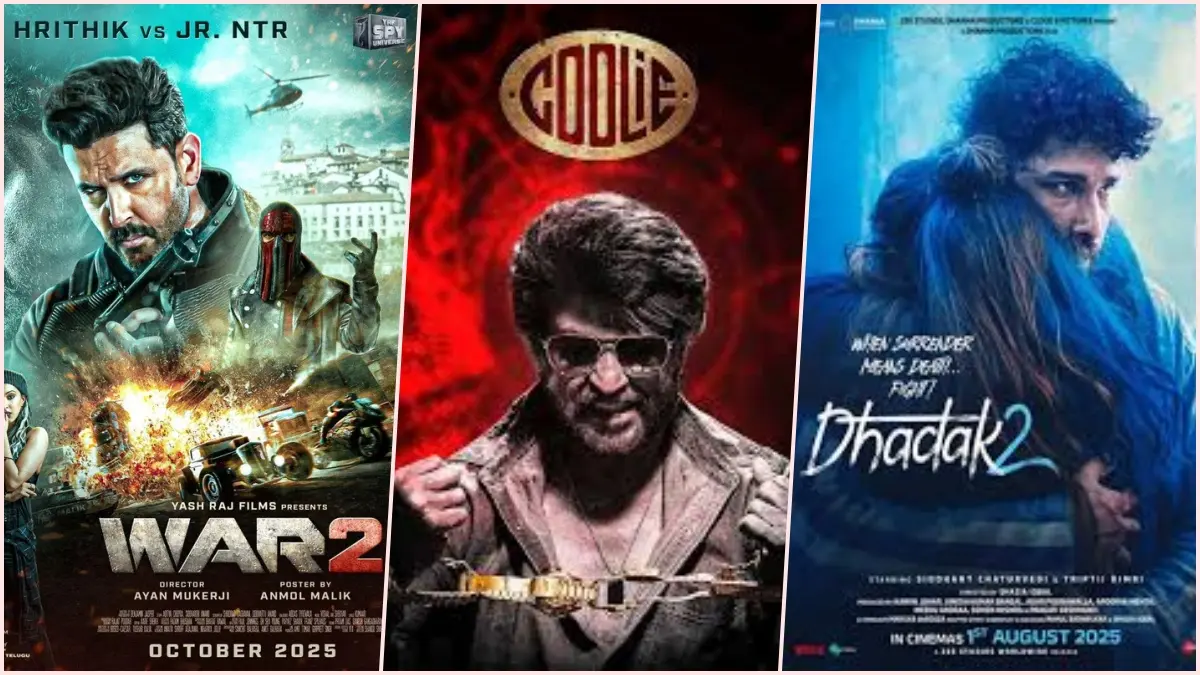 August 2025 Box Office Wars: War 2 vs Coolie Leads Historic Bollywood Clash