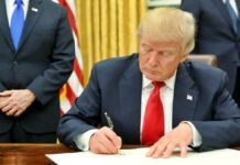 executive order signed by President Donald Trump