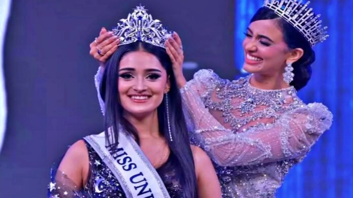 Crowned Miss Universe Manika Vishwakarma Crowned Miss Universe Manika Vishwakarma