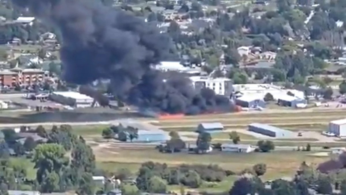 Montana Airport Fire After Mid-Landing Collision: TBM 700 Hits Parked Planes At Kalispell