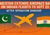 Pakistan Extends Airspace Ban