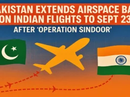 Pakistan Extends Airspace Ban