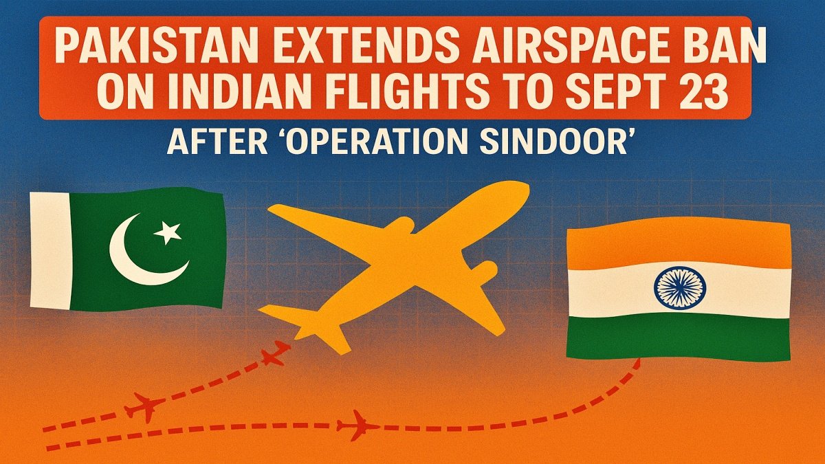 Pakistan Extends Airspace Ban