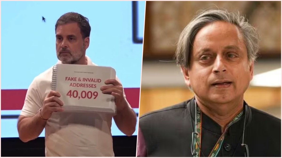 “We Want Answers, Not Attacks”: Shashi Tharoor Backs Rahul Gandhi, Slams Election Commission