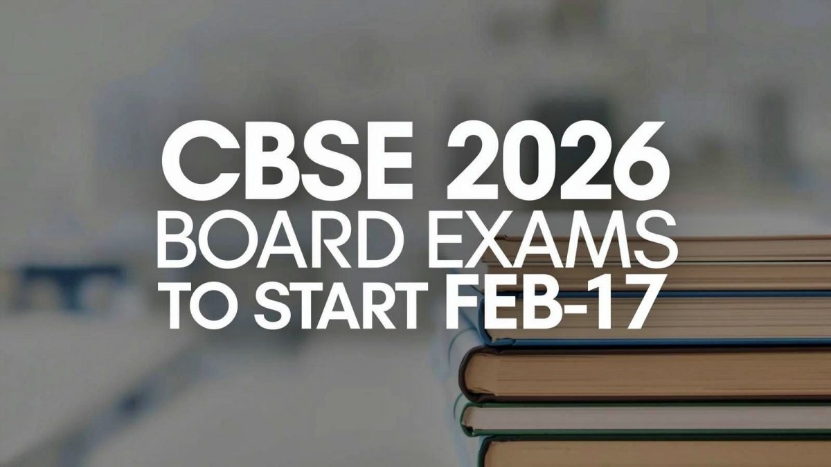 CBSE 2026 Board Exams to Start Feb 17; Tentative Datesheet Out