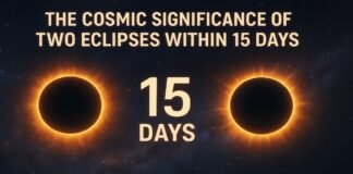 Cosmic Significance of Two Eclipses Within 15 Days