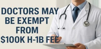 Doctors may be exempt from $100k H‑1B fee