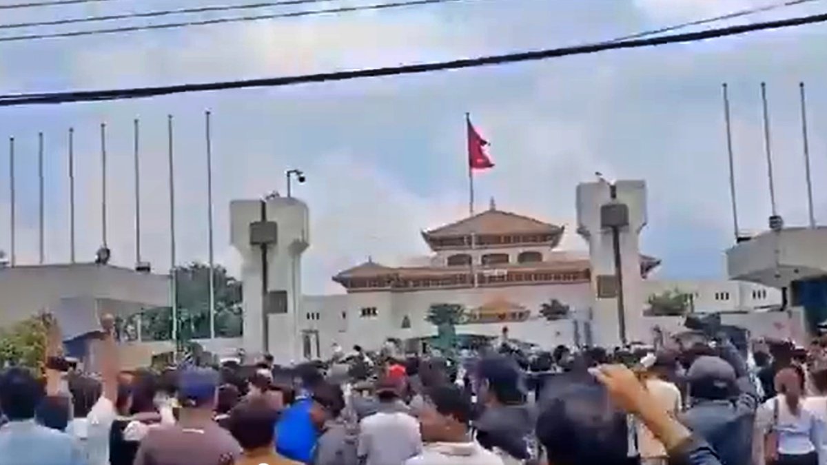 Gen Z Protesters Storm Nepal Parliament as Social Media Ban Sparks Nationwide Uprising