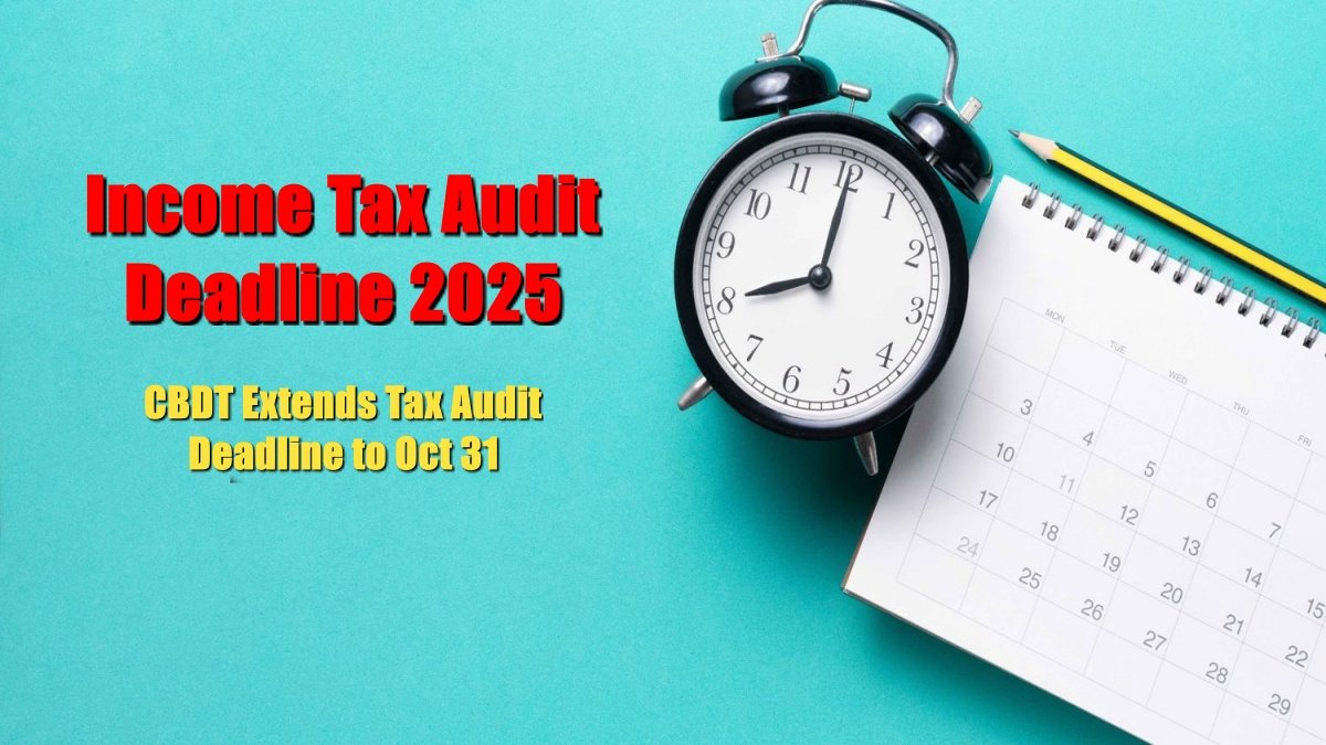 Income Tax Audit Deadline 2025: New Date Announced After High Court Order