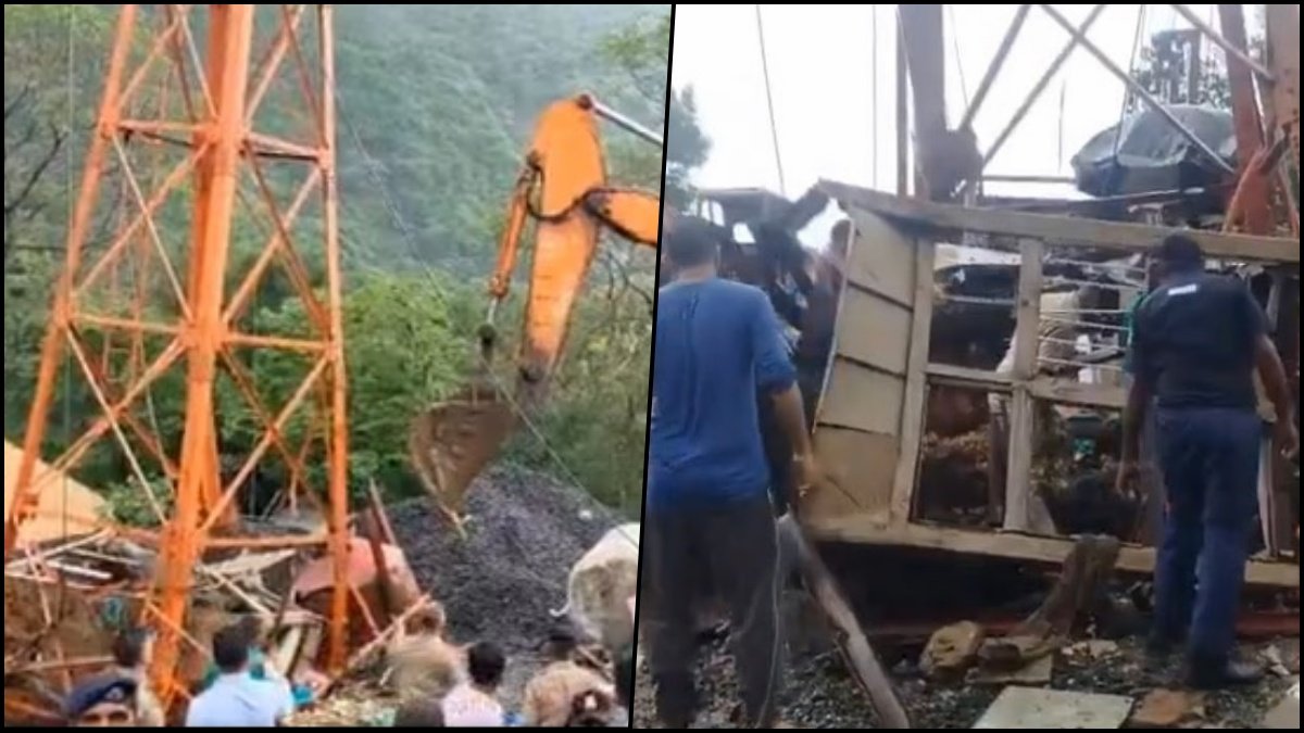 Pavagadh Temple Tragedy: 6 Dead as Cargo Ropeway Cable Snaps, Investigation Launched